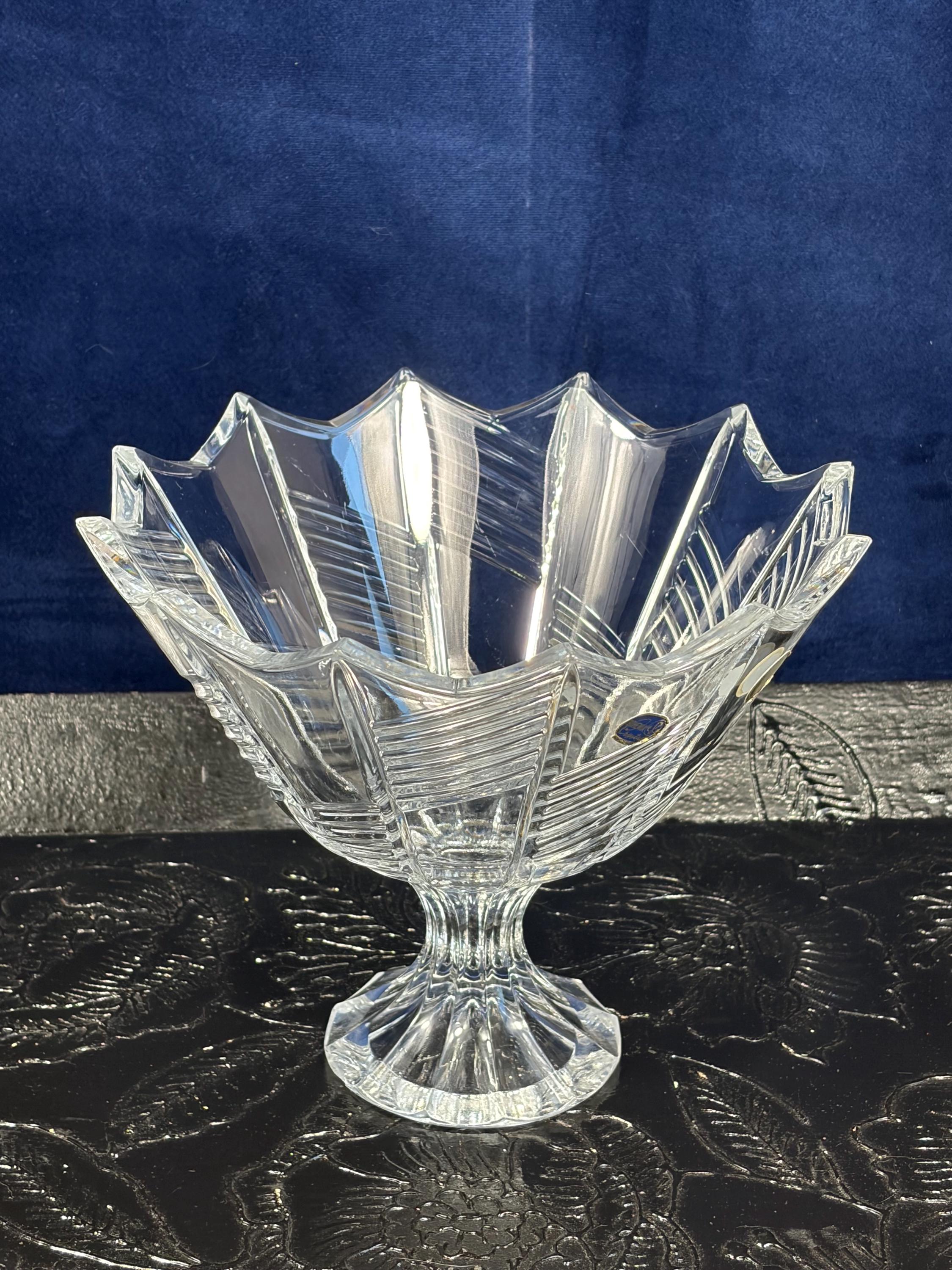 Bohemia Glass Fruit Bowls - Etsy