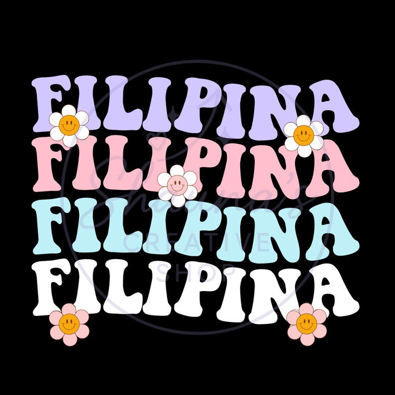 Filipina Graphics Filipina Illustration PNG: Vibrant Heritage Design (digital Download ...