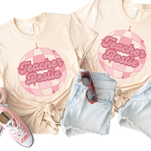 Teacher Bestie shirt Gift for Teachers Back to School Teacher Appreciation Gift Group shirt Team shirt Matching shirt work bestie