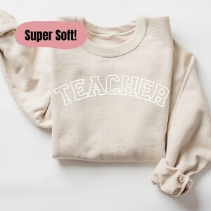 Sudadera para maestros universitarios, suéter de regalo de agradecimiento al maestro, regalo personalizado para maestros, regalo para nuevos maestros, regalo de equipo, regalo del día de San Valentín
