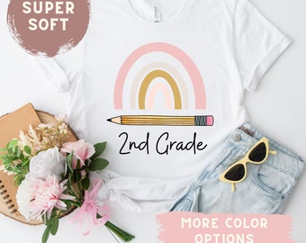 2nd Grade Team Shirt Teacher Tee Back to School Gift Second Grade Educator gift