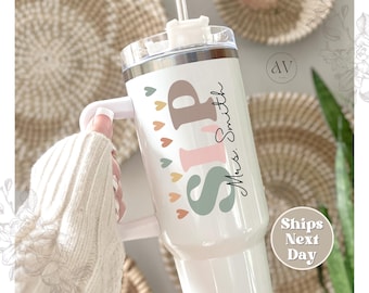 Personalized Speech Therapist Tumbler SLP Grad Gift Speech Language Therapist Gift Teacher Appreciation Gift 40oz Custom Name Tumbler Bulk