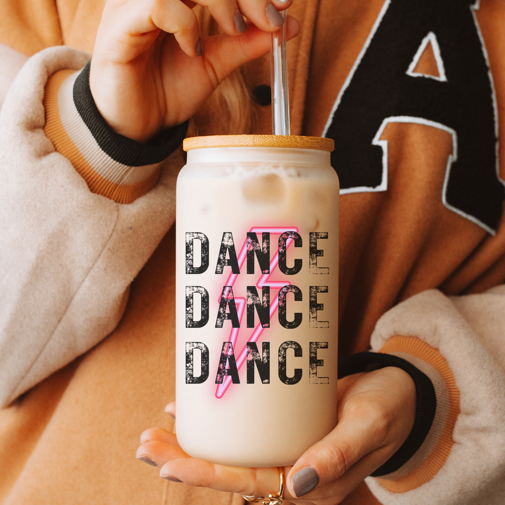 Generic Dance Glass Tumbler, Dance Cup, Dance Team