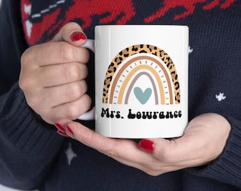 personalized teacher gift, teacher mug, Personalized teacher gift, Gift for her, Christmas gift for teacher, Educator gift,