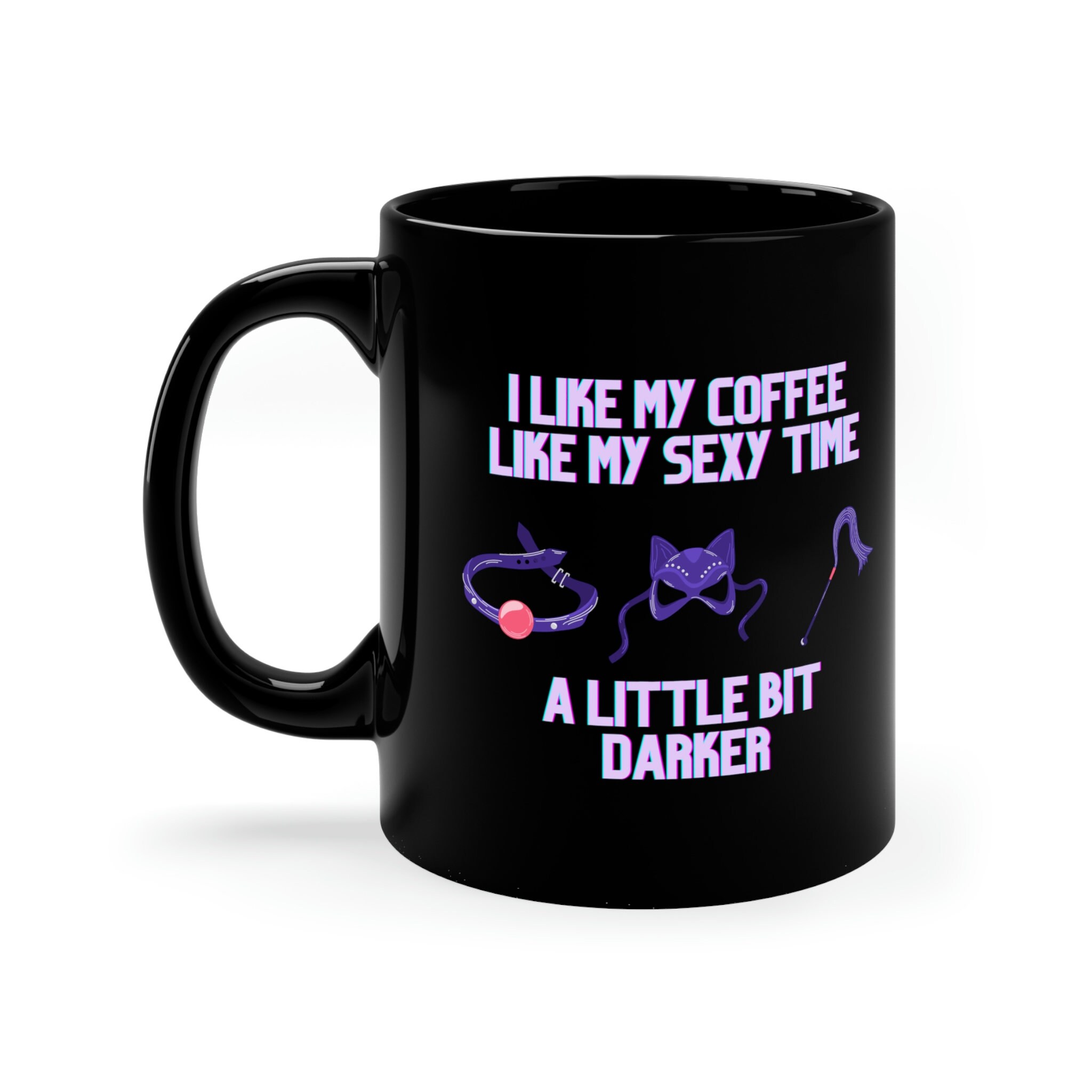 Dark and Kinky Coffee Mug With BDSM Icons - Etsy