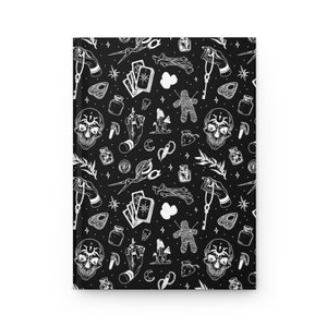 Mystic Witchcraft Journal: Enchanting Design with Witch Symbols and Magical Motifs Hardcover Journal Matte