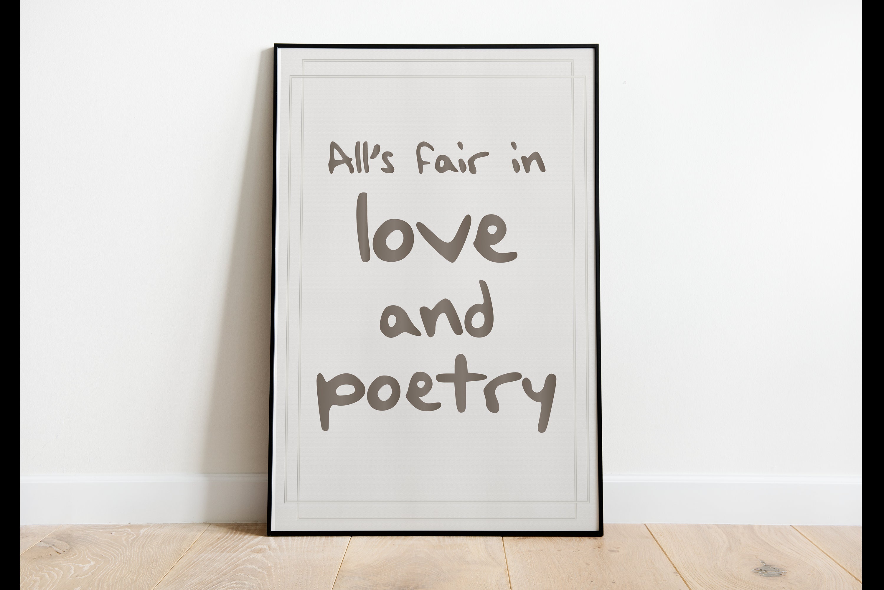 Discover The Tortured Poets Department, Taylor, All's Fair in Love and Poetry, Digital Print