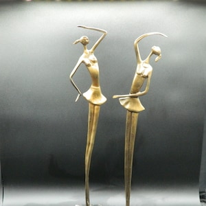 Mannerist Style MCM Ballerina Statues signed M.M.