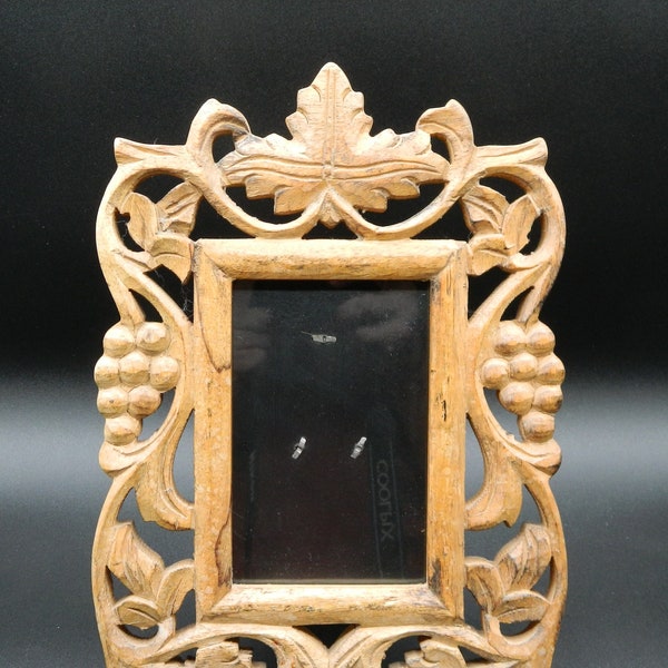 Carved Wood Frame Etsy