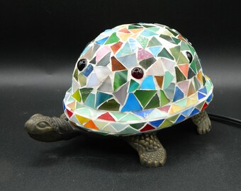 Turtle Nightlight with Mosaic Shell (WORKS)