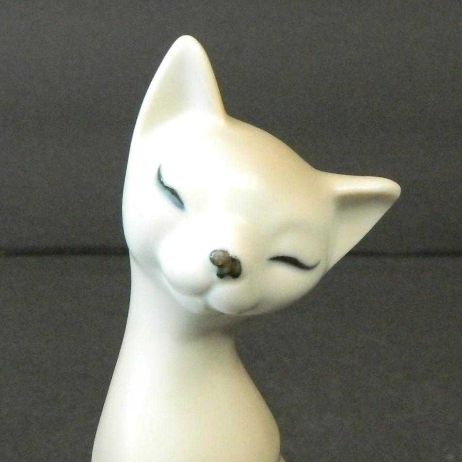 Otagiri Japan Porcelain Ceramic Siamese Cats Set of 2- Circa