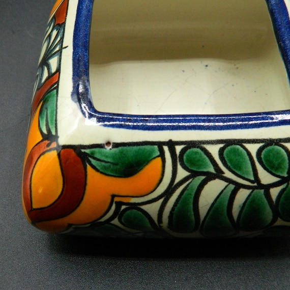 Mexican Pottery Trinket Box with Lid - image 8