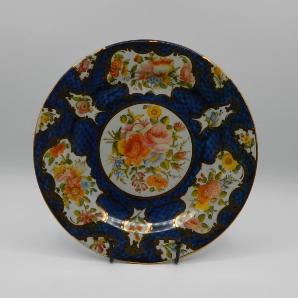 Roses on Blue Tin Plate from The Victoria and Albert Museum, London