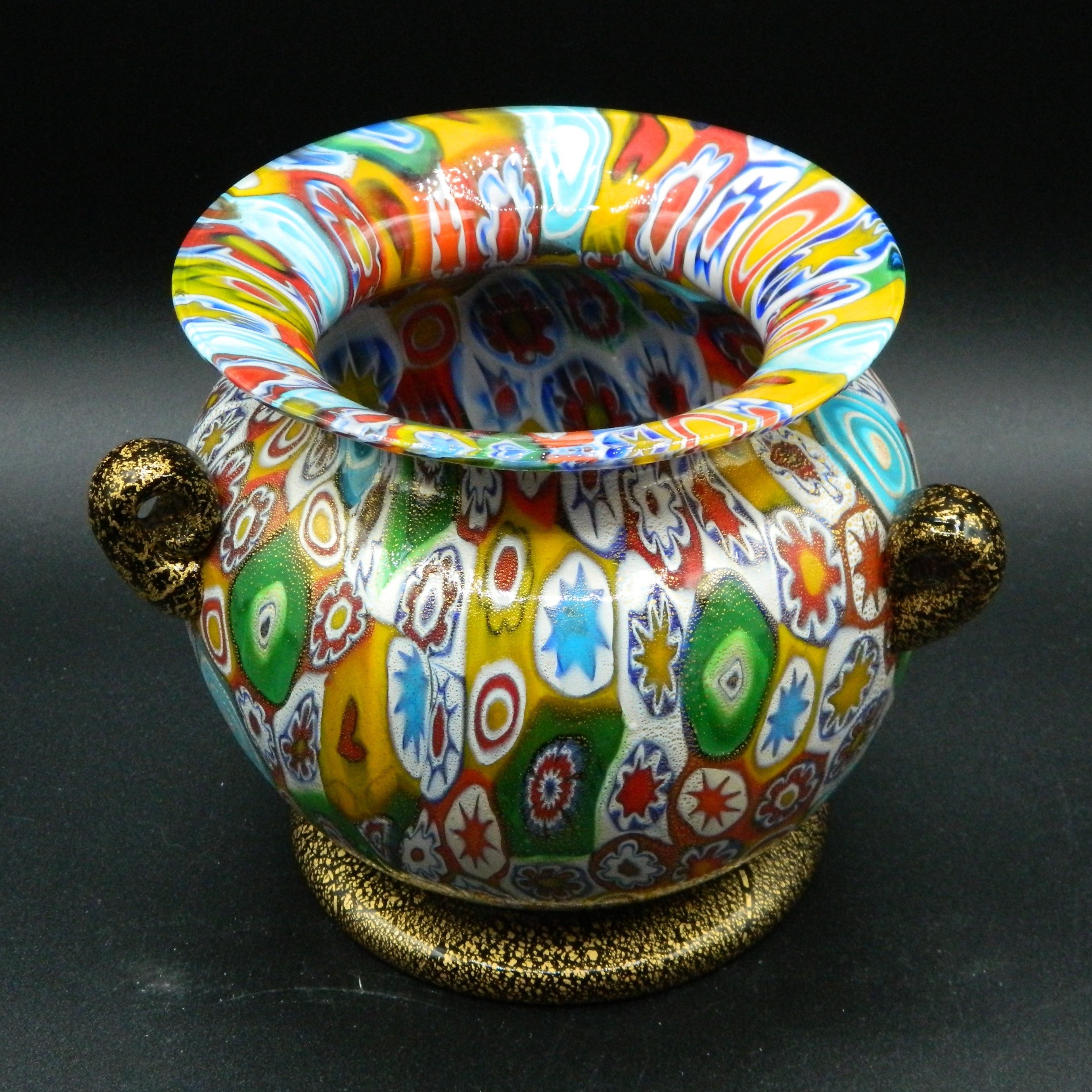 ムラーノ ミッレフィオーリ 花瓶 高さ 5 インチ - Etsy 日本