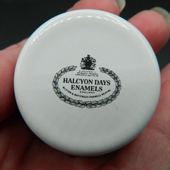 Happy Birthday Halcyon Days Enamels Ring Box in P… - image 4