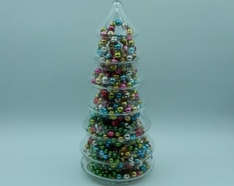 Christmas Tree Candy Jar Clear 12&quot;H