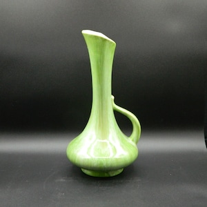 Royal Haeger Green Drip Ewer Pitcher Vase