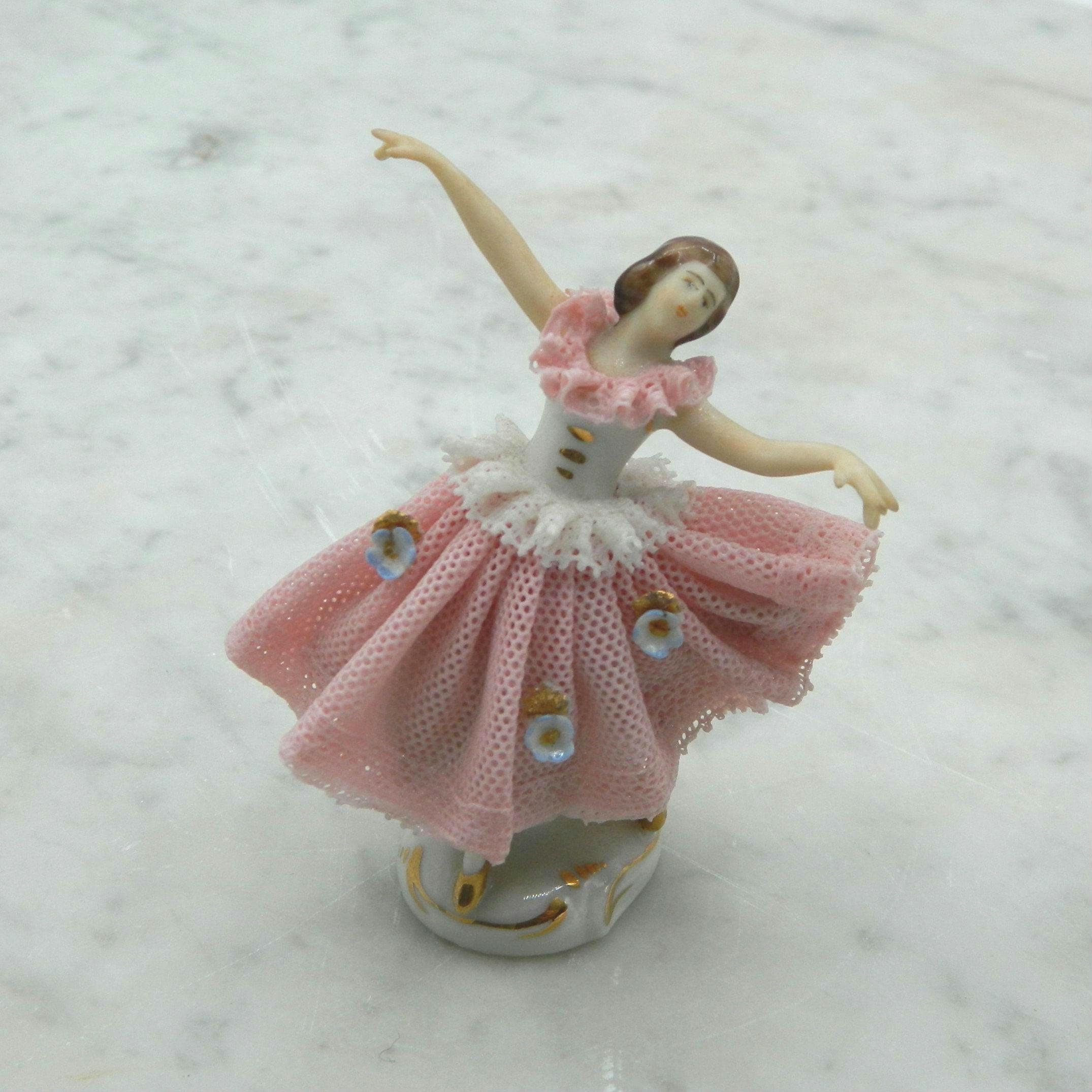 置物 フィギュア 天使のバレリーナ 妖精 (前傾姿勢) Ballerina