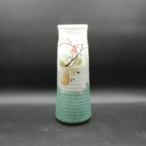 J Chang Hawaiian Pottery Vine and Berry Vase 11&quot;H