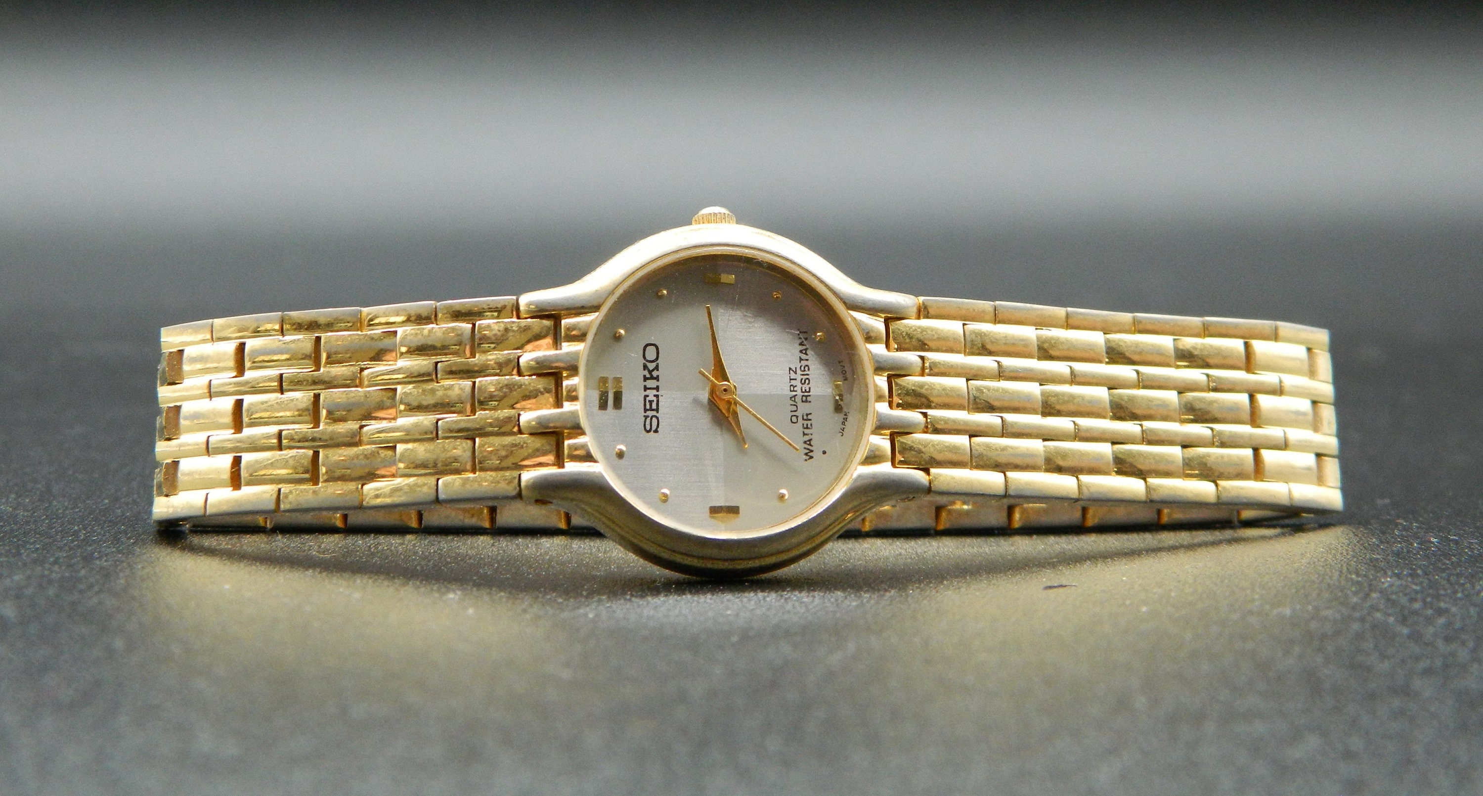 Vintage Seiko Ladies 18K Gold Plate Watch AS IS - Etsy