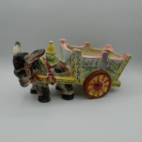 Donkey Burro Large Hand-painted Ceramic Planter