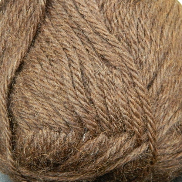 Misti Worsted 100% Baby Alpaca Yarn Color: Chocolate Brown