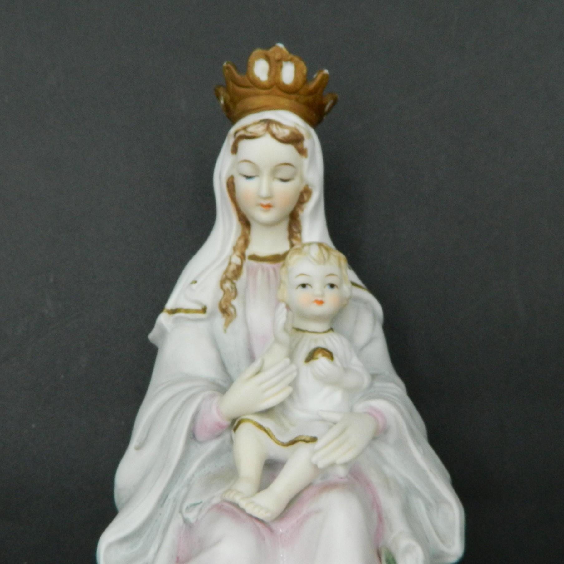 聖母子像 陶器聖水盤　スペイン　サラマンカ製 聖母子像 陶器聖水盤 スペイン サラマンカ製 聖母子像 陶器聖水盤