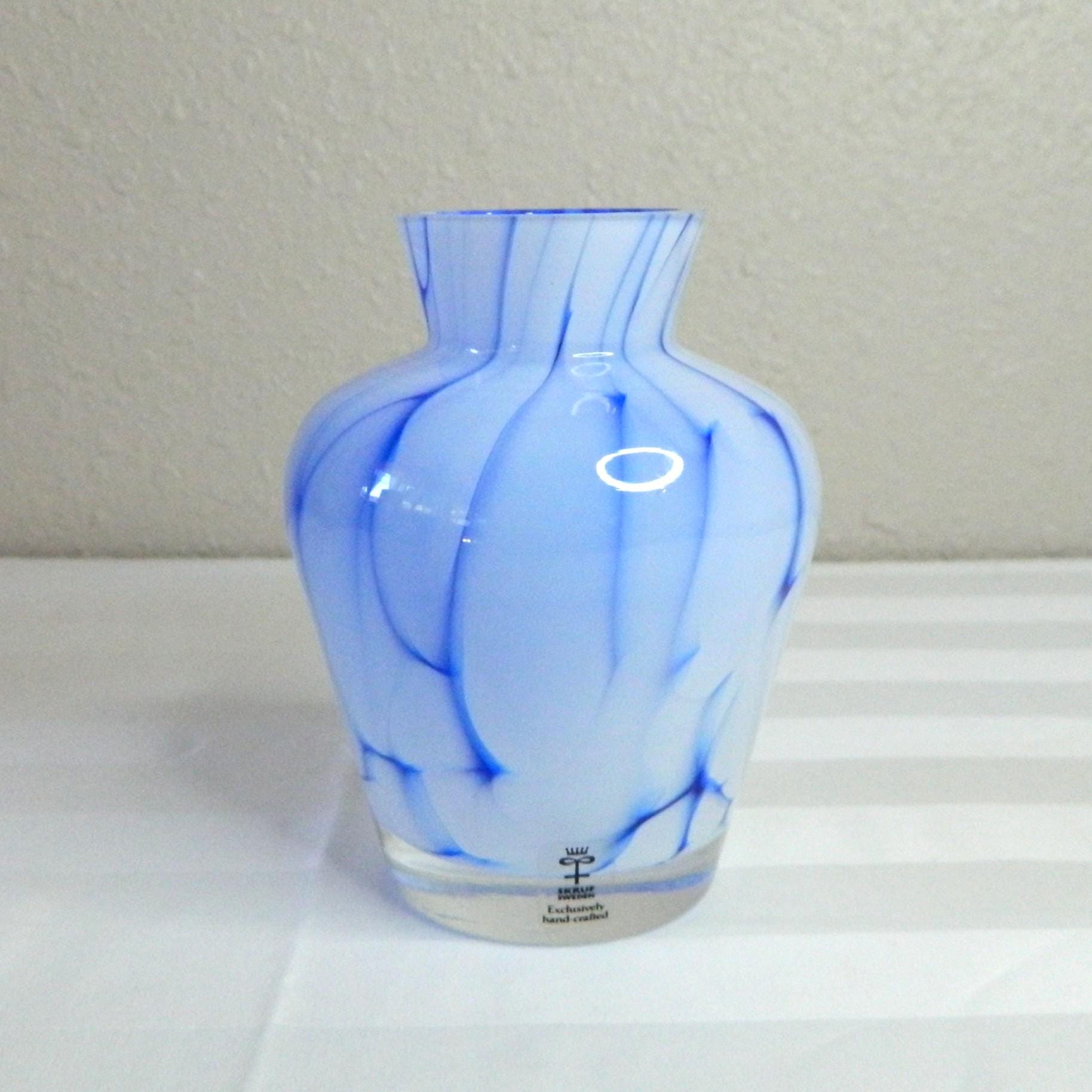 Skruf Sweden Vase - Etsy Finland