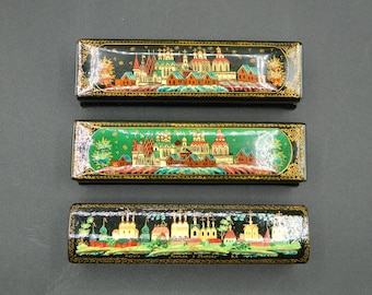 Russian Handpainted Lacquer Boxes
