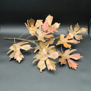 MCM Metal Leaf Wall Decor Set of 2