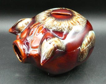 Hucha Corky Pig de Hull Pottery Company, 1957, fabricada en EE. UU.