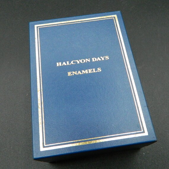 Happy Birthday Halcyon Days Enamels Ring Box in P… - image 7