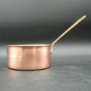 Copper Saucepan with Brass Handle, made in India