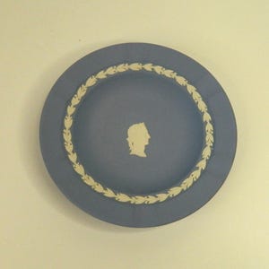 Wedgwood Blue Jasperware Trinket Dish or Ashtray- Julius Caesar Cameo