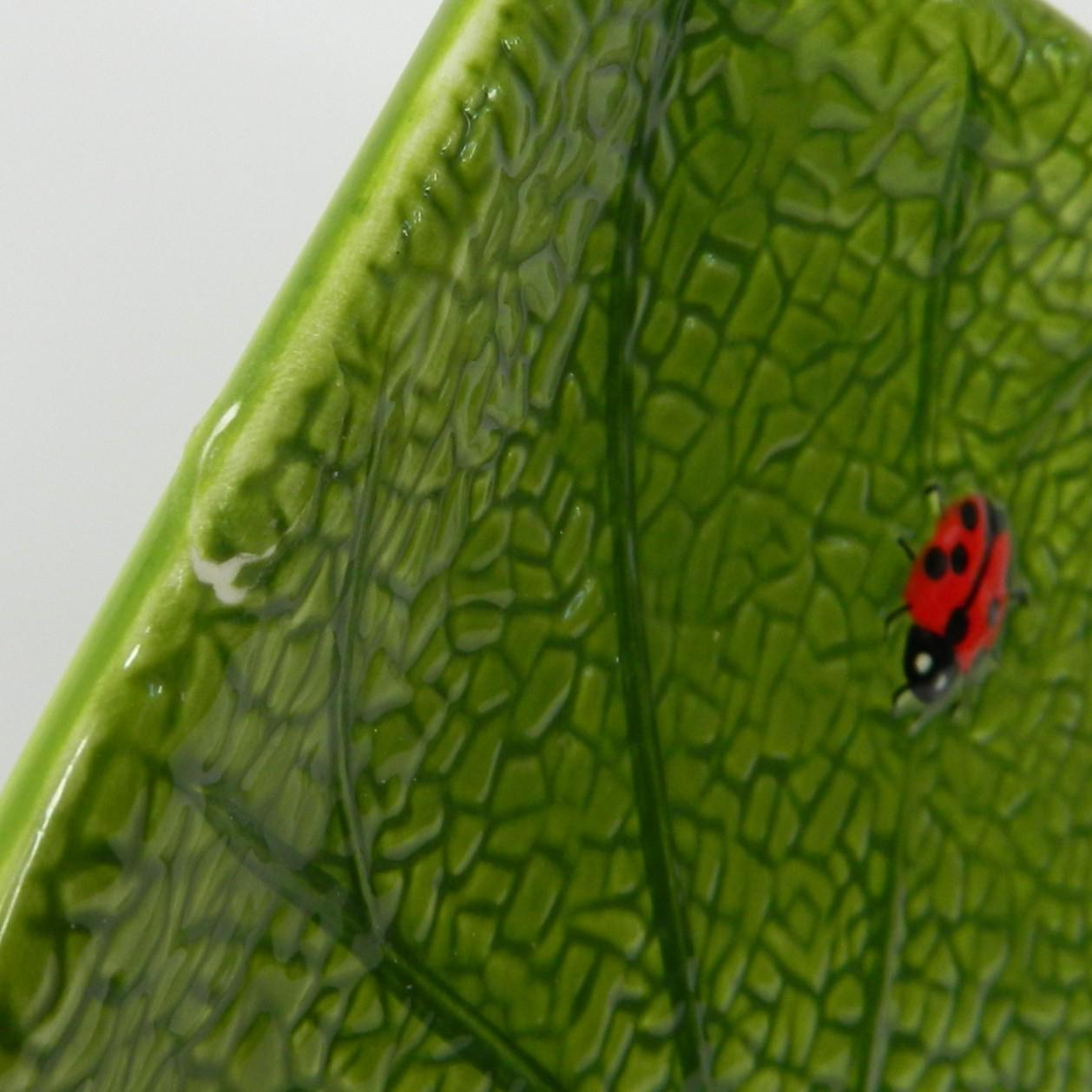Pier 1 Ladybug Leaf Shaped Platter - Etsy