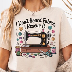 Chemise à coudre drôle, cadeau pour courtepointe, cadeau pour amateur de couture, chemise pour amateur de tissu, cadeau pour courtepointe, courtepointe de chemise, cadeau couturière, cadeau humour couture