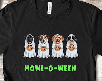 Halloween Shirt, Dog Shirt, Halloween dog-shirt,  Halloween Dogs, Spooky Dog, Dog Halloween Costume, Dog Lover Shirt, Animal Lover Shirt