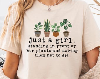 Plant Mom T-Shirt, Gardening Gift For Her