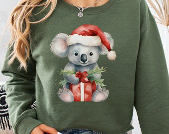 Sudadera navideña de koala australiano: jersey navideño unisex