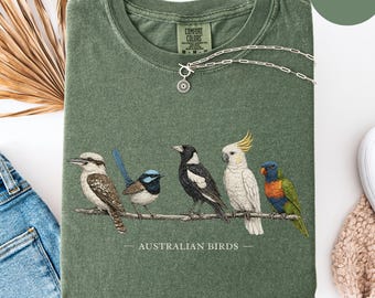 Bird Tshirt, Birding, Bird Watching Gifts, Native Australian Birds