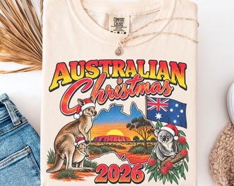 Australian Christmas 2026 Tshirts