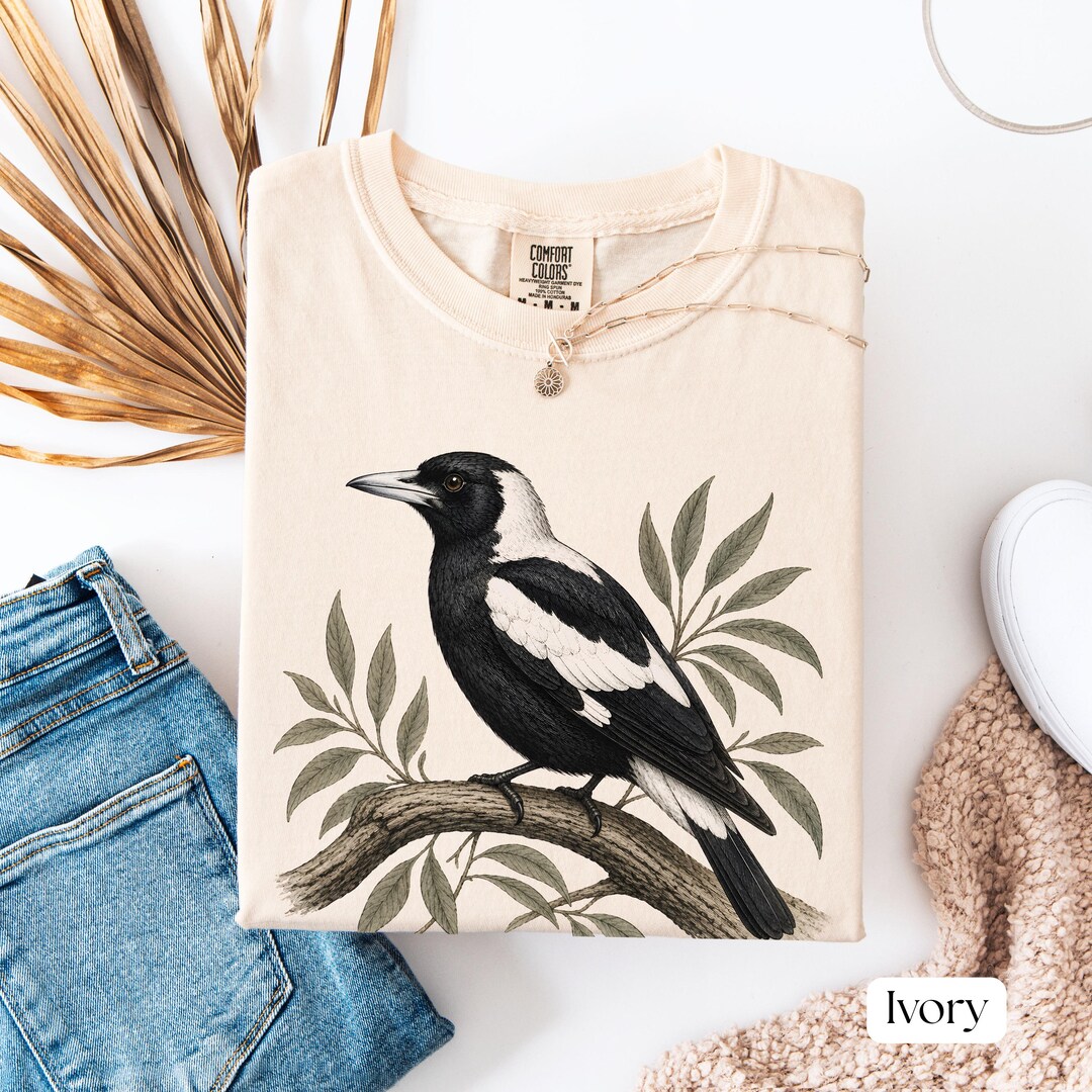 Magpie Merch Magpie Shirt, Australian Bird, Gift for Bird Watchers & Bird Lovers - Etsy