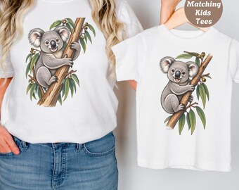 Matching Koala Family Shirts, Australian Wildlife, Mothers and Fathers Day Outfit