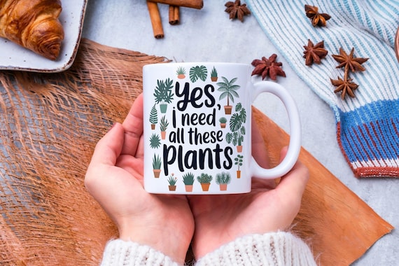 Plant Lover Mug | Gardening Mug | Plant Coffee Mug | Gift For Cooks | Gift For Gardener | Nature Lover Mug | Farmer Mug | Gardening Mug