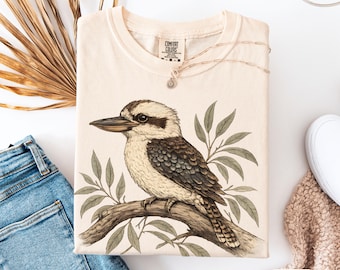 Kookaburra Tshirt, Australian Birds Shirt, Bird Lover Gift For Birder, Bird Watcher Gifts