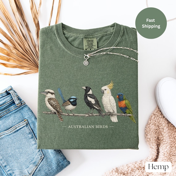 Bird Tshirt, Birding, Bird Watching Gifts, Native Australian Birds