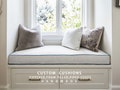 Customized cotton bench cushions, indoor bench cushions, window stool cushions, white cushions, and special-shaped sizes can be customized.
