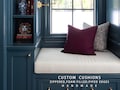 Customized pure cotton stool cushions, sofa cushions, chair cushions, white window cushions, and special-shaped sizes can all be customized.