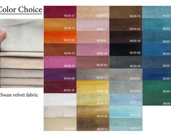 Velvet fabric，Fabric samples, comfortable fabrics, suitable for making cushions, curtains, and pillows.