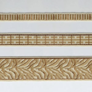 1-3&quot; Cotton Embroidery Trim, Yellow Trim, Curtain Trim, Fabric Border .